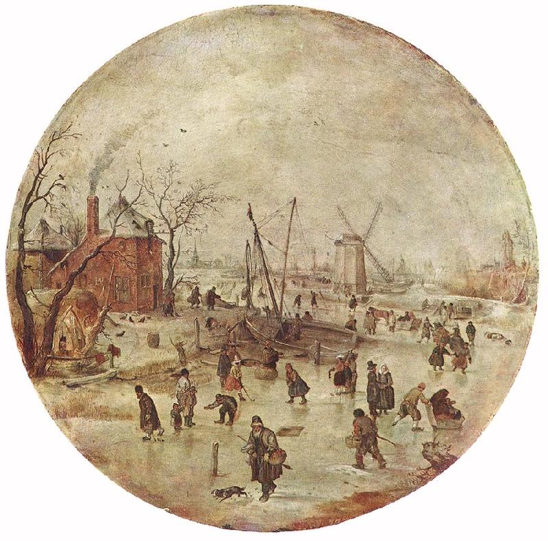 Winter Landscape with Skaters  fff